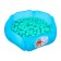 A set of balls for a dry pool 500 pcs, color: turquoise