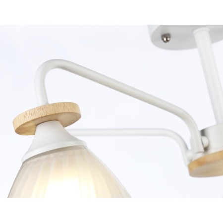 Suspended chandelier Ambrella Light, Modern, TR9567, 5HE27, white color-4