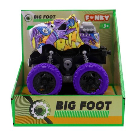 Friction Funky Toys "Tiger", 4x4, springs, purple color-1