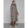 Coat insulated winter female, size 46, brown color