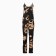 Female set (top/pants), black color, size 44