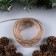 Garland "thread" 10 m dew, IP44, copper thread, 100 LED, warm white glow, flicker, 220 V
