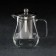Glass teapot with a metallic sieve "Bingley", 500 ml