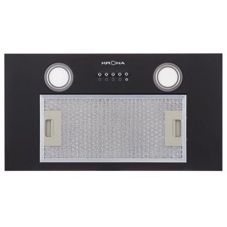 Exposure Krona Selina 600 Black PB, built -in, 715 m3/h, 3 speeds, 60 cm, black-1