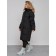 Coat insulated winter female, size 42, black color