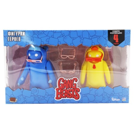 Фигурка Gang Beasts, с аксессуарами, 2 шт-4