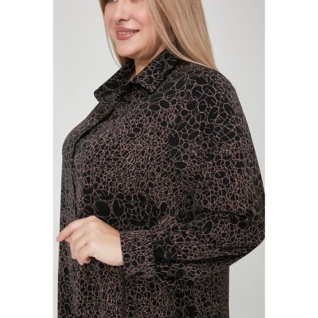 Female dress, size 56, black color-5