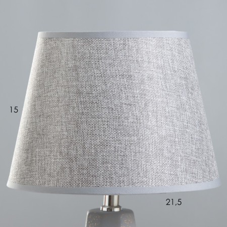 Iceedora table lamp E14 40W Gray-Gray 23x23x40 cm Risalux-2