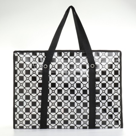 Household bag on lightning, black/white color-1
