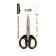 Chancellery scissors 13.5cm office plastic handles, euro suspension