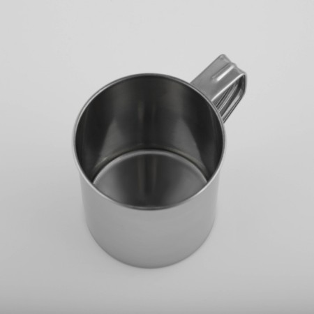 A stainless steel mug of the India, 280 ml, d = 7.4 cm-4