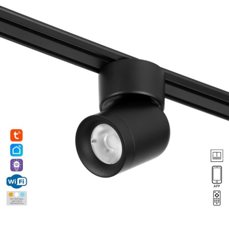SLIM SLIM SLIM "BOOK" LED 10W 3000K-6000K 48V CRI90 Black 6.3x6.3x14.5cm