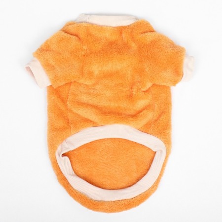 Sweater "Mandarin", velor, size M (DS 30, Osh 27, OG 40 cm), orange-7