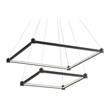 Светильник светодиодный подвесной Ambrella light, LineTech, FL5597, LED, 60 Вт, 4800Lum, 3000-6400К, цвет чёрный