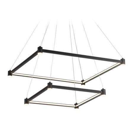 LED LED suspension Ambrella Light, Linetech, FL5597, LED, 60 W, 4800LUM, 3000-6400K, black color black