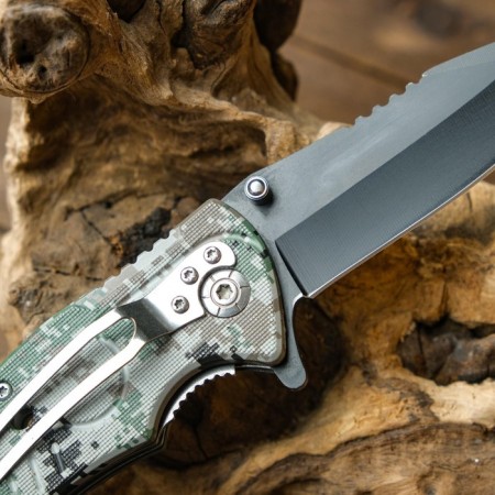 Folding "Tiger" knife 19.5cm, blade 85mm/1.2mm, mix-10