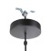Haxey chandelier, 1x40W E27