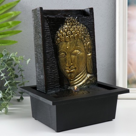 The desktop fountain from the network, backlight "Buddha image on the wall" 21.5x17x27.5 cm-1