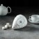Porcelain Sugar Magistro "shell", 330 ml, white color
