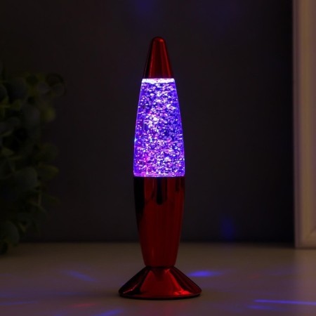 Light "Red Rocket" LED, LAVA, sparkles, from batteries 3HLR44 19 cm Risalux-2