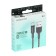 Cable Borofone Bx1, Type -C - USB, 3 A, 1 m, PVC braid, black