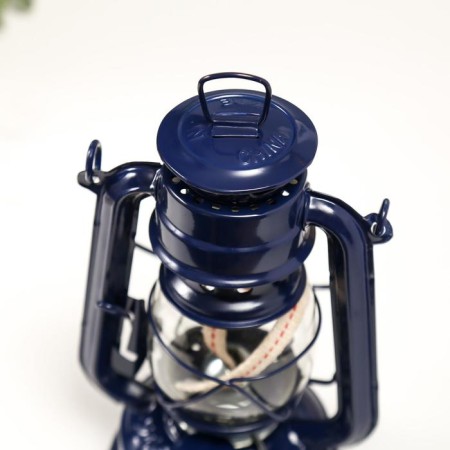 Kerosene lamp decorative blue 9.7x12.5x19 cm Risalux-2