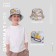 Panama Panam for the boy "Tractor", gray color, rn 52-54