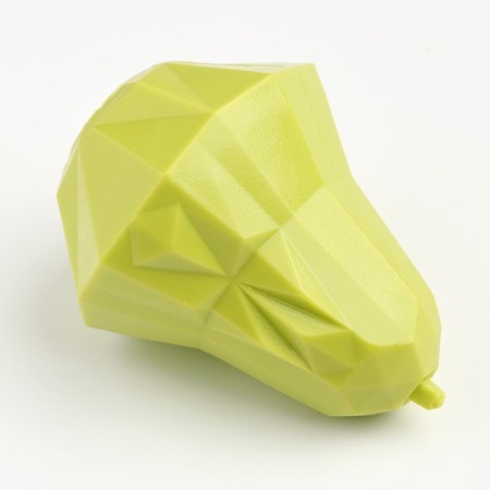 A toy for treats and dry food "Pear", 9 x 7 cm, light green-3