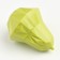 A toy for treats and dry food "Pear", 9 x 7 cm, light green