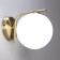 Sconces Citilux "Bremen" CL112313, 14.5x15.5 cm, 1x40W, e27, brown color