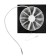 Exhaust fan "Cosmetic" B100VK-OK, D = 100 mm, 10 W, 40 dB, 105 m³/h, off, arr. Clp