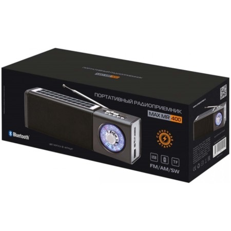 Portable radio receiver Max MR-400 silver-1