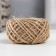 Yarn 100% juts "natural" 30 meters, thickness 0.15 cm 6x6x4 cm