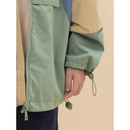 Windbreaker for boys, height 110 cm, sandy color-11