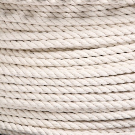Cotton rope 6 mm (120 m) white-4