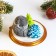 Figure soap - set "owl, Christmas tree, bump" 120gr