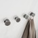 IDDIS HOK4SC0i41, 25x19x19 mm hook set, 4 pcs in the kit, chrome