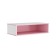 Hall-shelf 48, 670 × 370 × 160 mm, Rose color