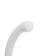 Tap for one water Zein Z3463, flat handle, R-shaped lumps, plastic, white
