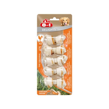 Bones for small dogs 8in1 Delights XS, 7x7.5 cm