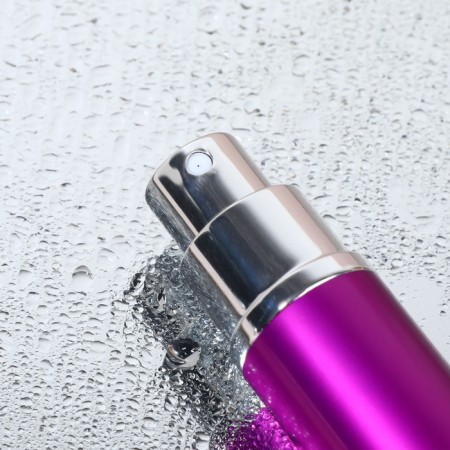 Perfume bottle, with a spray, 10 ml, purple color-6