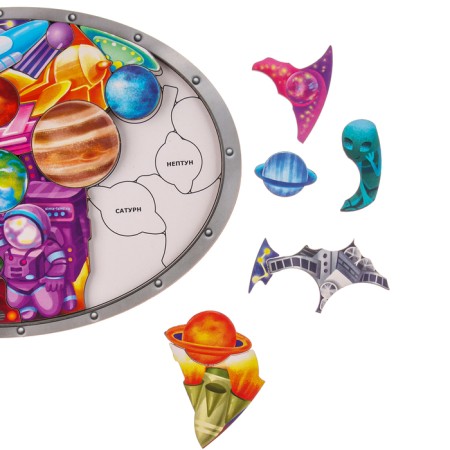 Puzzle "Flight into space"-3