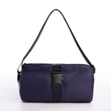 Youth bag with a zipper, blue color