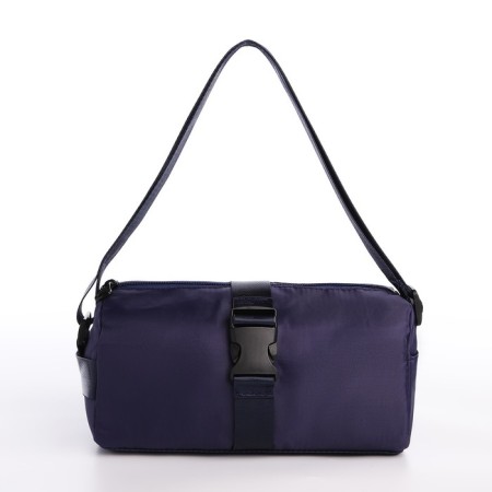 Youth bag with a zipper, blue color