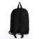 School textile school backpack with pink gradient, 38x29x1 cm, lightning department, black/pink color