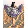 Pareo and beach rug "Graffiti Venus", D = 150 cm