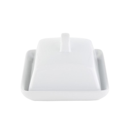 Масленка Axentia, цвет идеально белый, 13х8х16 см-2