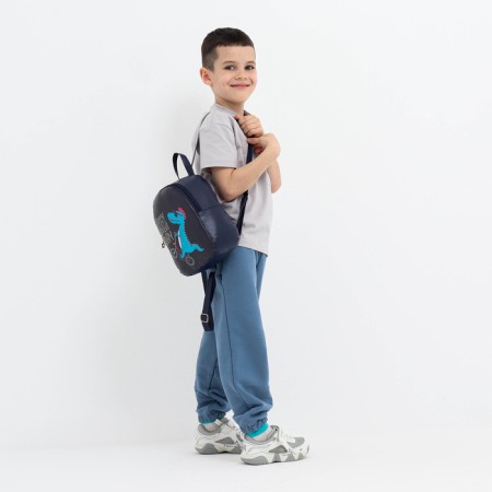 Baby backpack on lightning, blue color-4