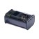 External battery CRR-28, 10,000 mAh, 2USB, 3A, display, fast charging, gray