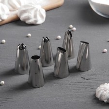 A set of pastry tunes, 4 × 2.5 cm, 6 pcs